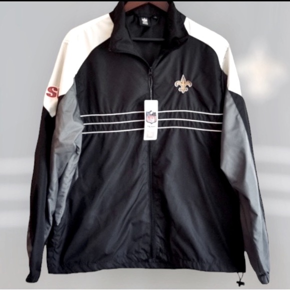 NFL Other - New Orleans Saints NFL Team Apparel Windbreaker Jacket. Brand New - Size XXL.